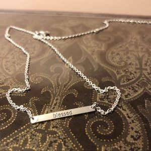 Blessed Bar Necklace